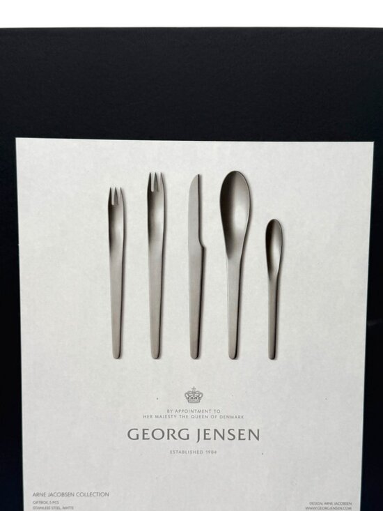 Georg Jensen Other - Arne Jacobsen by Georg Jensen Stainless Service for 1 Sets 5 pieces NEW SEALED